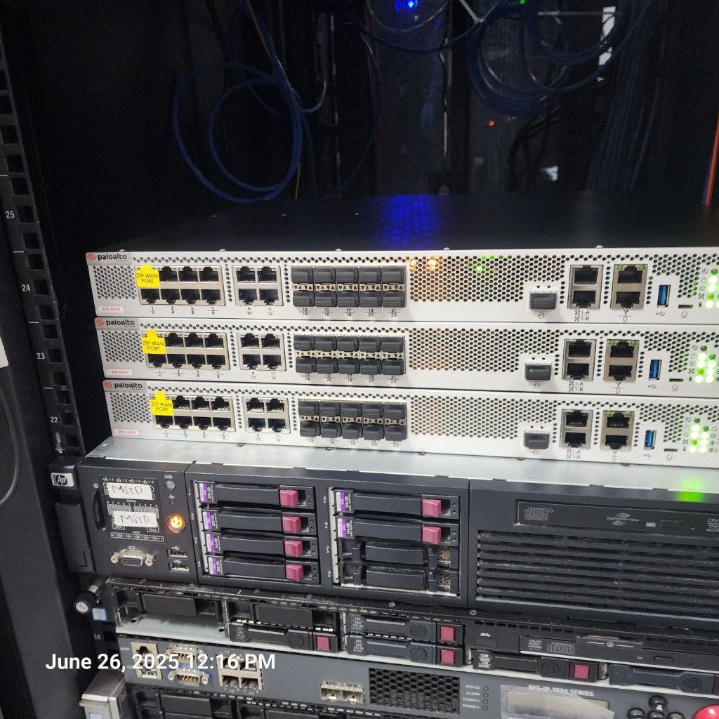 Palo Alto PA-1410 Cluster & HP Server